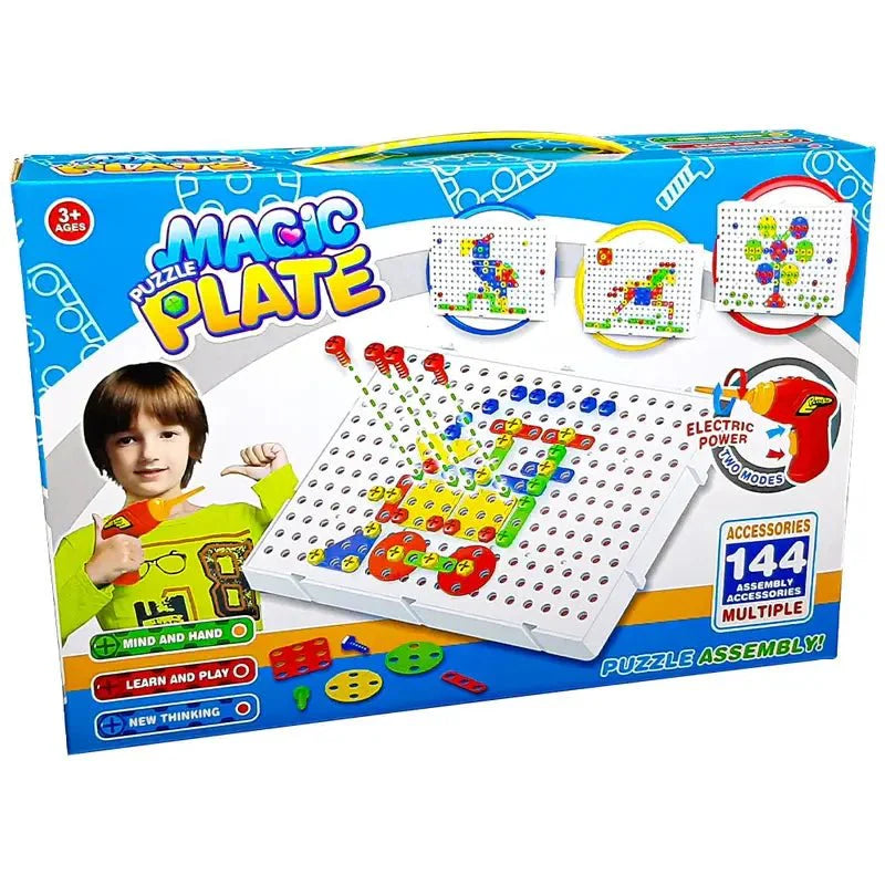 Creative Drilling Toy With Screwdriver Tool Playset (144 pcs)