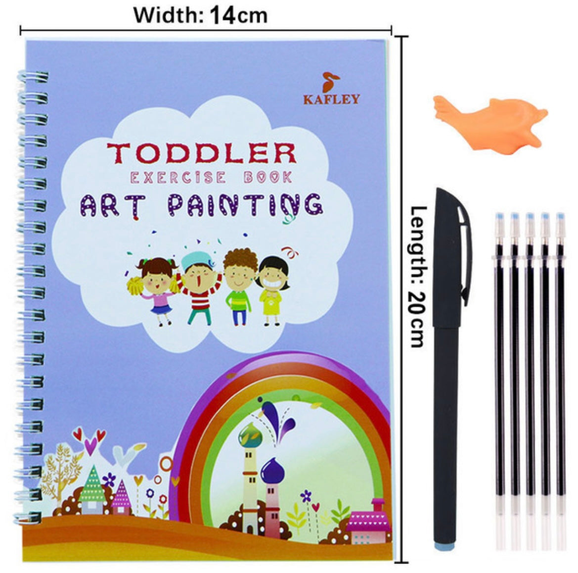 Colorful Graphic Combinations in Copybook- the magic of oz- water magic book