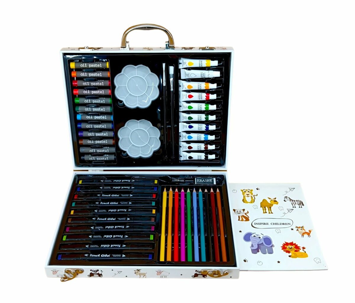 Wooden Brief Case Art Set
