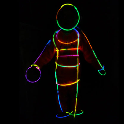 Full Body Glow Costume Kit (158 pieces)